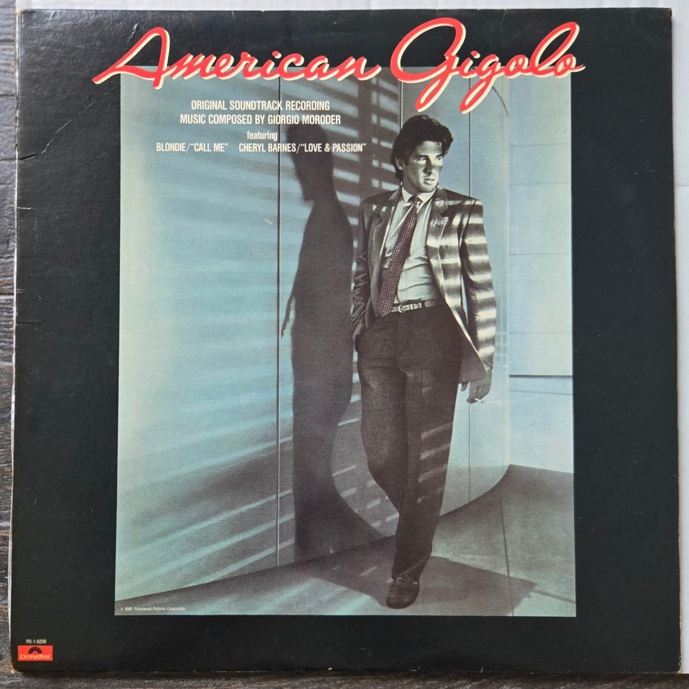 American Gigolo Soundtrack Vinyl LP 1980‎ Polydor PD 1 6259 Blondie Call Me Pop
